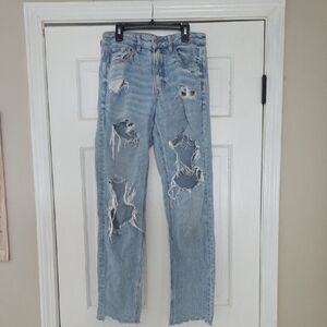 American Eagle Outfitters Sky Blue Jeans Size 6 Long